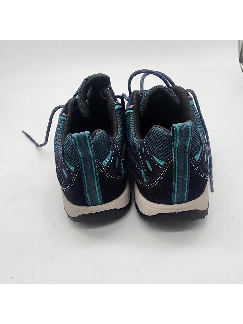 L.L. Bean Trail Model Hiker 4 navy hiking shoes 11 wide - Picture 2 of 8